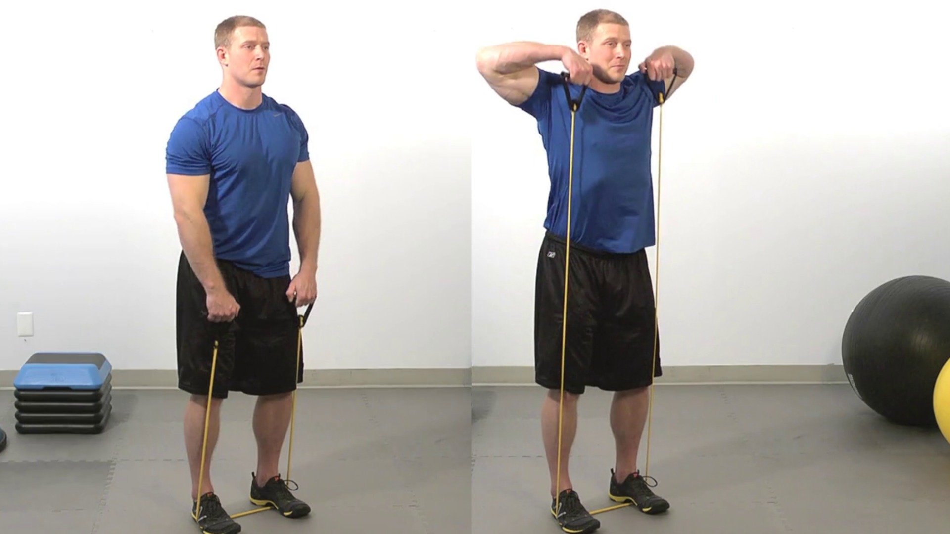 Resistance Band Upright Row