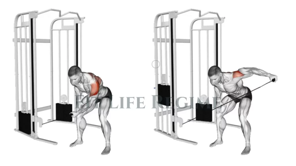 Bent over Cable Lateral Raise