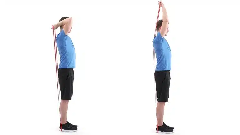 Resistance Band Tricep Extensions