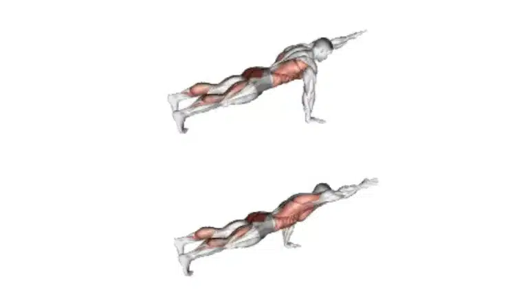 Plank With Arm Extension