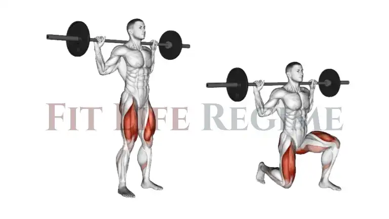 Reverse Barbell Lunge